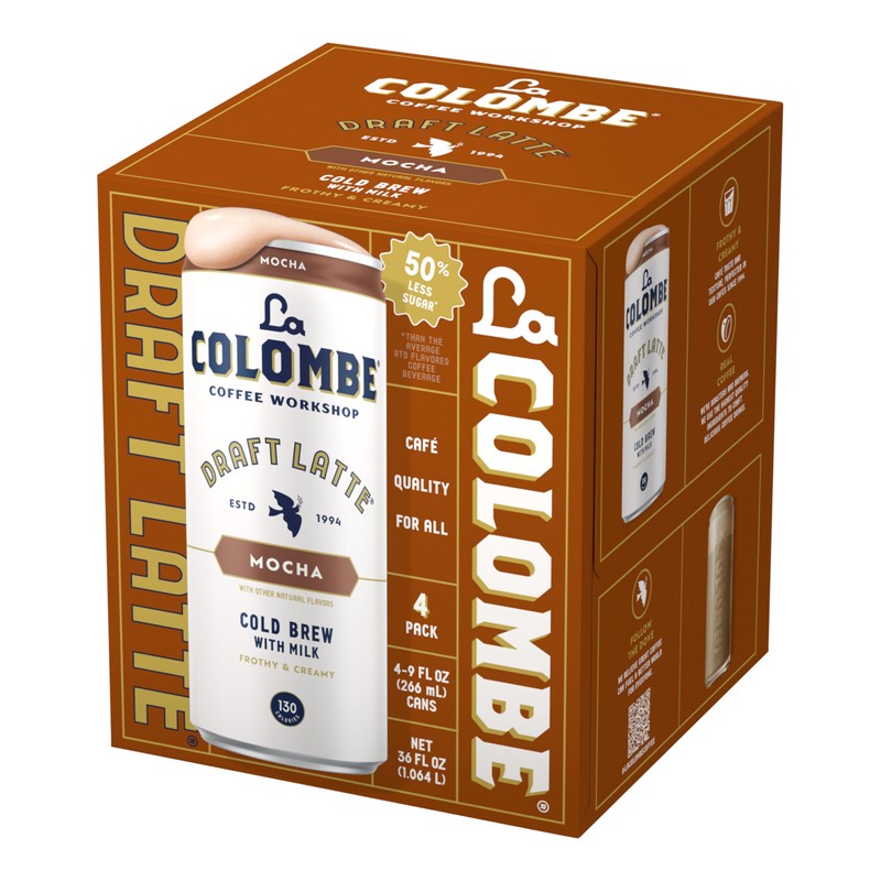 La Colombe, Latte Draft Mocha 4 Count, 36 Fl Oz
