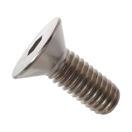 3/8-16 x 1-1/4" Flat Head Socket Cap Screws 18-8 Stainless Steel, Quantity 10, Countersunk Head, Allen Hex Drive by Fastenere