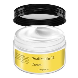 YKJHCSL Snail Mucin Repair Cream, Face Moisturizer Repair Face Cream for Dry Dull Skin & Sensitive Skin, Anti Age Firming Face Cream, Nourish Skin and Reduce Fine Lines, For All Skin