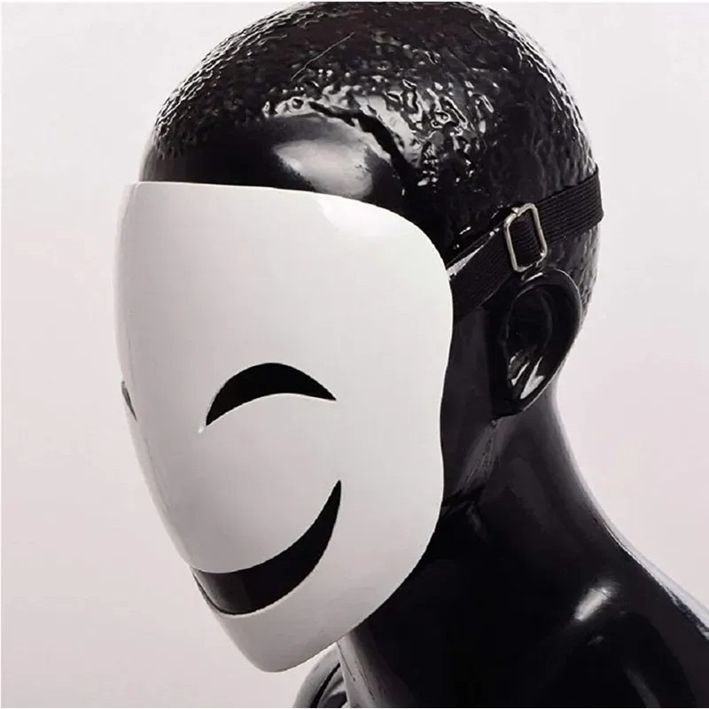 Máscara De Halloween Para Anime Sub Cosplay, Blanco !