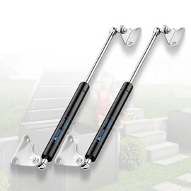 ARANA 15 inch 45lb/200N Gas Struts Spring Shock 15" Gas Prop Hydraulic Lift Supports with Mount Bracket for Boat Hatches Box Lid Cabinet Camper Bed Trap Door(Suitable Weight 36-50 Lbs), 2Pcs