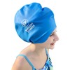 Sargoby Fitness Long hair swimming cap for kids Use to