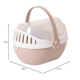 Nobby Transportadora para Roedores Conejo, Hurón, Large, Modern, Resistente, Accesorios, Transporte de Roedores Pequeños                              