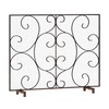 Kingson Single Panel Decorative Flat Fireplace Screen Cover Handcrafted Durable