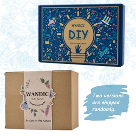 WANDIC Flower Press Kit, 1 Set Wooden Craft Press Craft Punch Wooden Art Kit for Outdoor Play Learning Toys DIY Arts Crafts