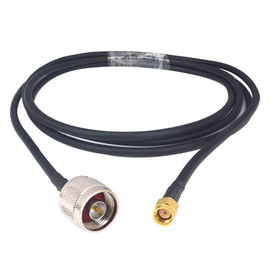 YILIANDUO N Type Handheld Antenna Cable N Male to SMA Male 2 m / 6.56 ft RG58 Low Loss Coaxial Cable for FlightWare System CB Amateur Radio 3G 4G LTE Ham ADS-B GPS Radio