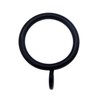 10 pcs 28mm Black Metal Curtain Rings Drapery Voile Pole