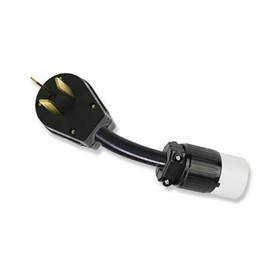 Electrical Stove 10-50P 3-Pin Male 220/250V Plug To Gas Range 5-15R 110/125V 3-Prong Female Standard Wall Receptacle Socket Oven Outlet Adapter, Power Connector Cord Convert NEMA UL-FX125V1106-R