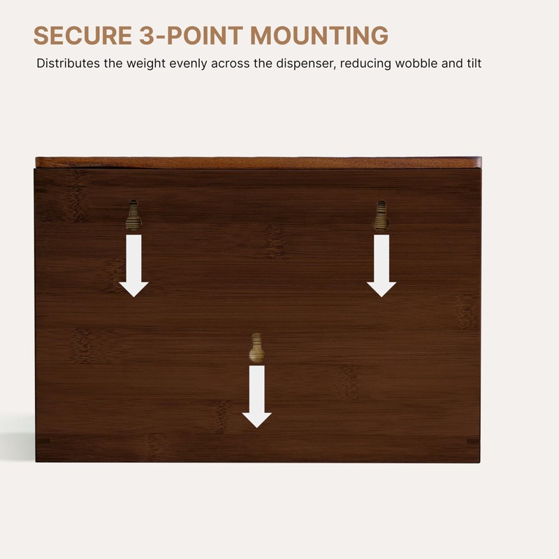eBun Bamboo C Fold Paper Towel Dispenser – Wall Mount