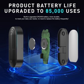 Wireless Door Chime for Business When Entering Door Chimes When Door Opens for Home Door Sensor Alarm with 800Ft Range 55 Chimes 5 Volume Levels Adjustable Number Display(3 Receiver & 3 Sensor)