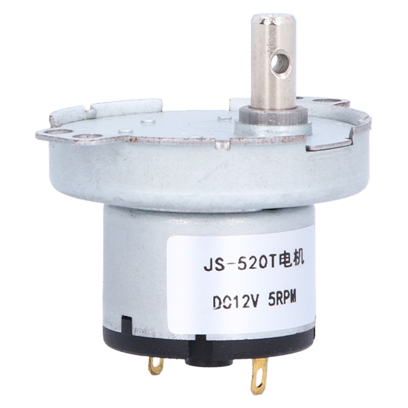 JS‑520T Synchronous Motor Durable DC 12V 5RPM Gear Motor for