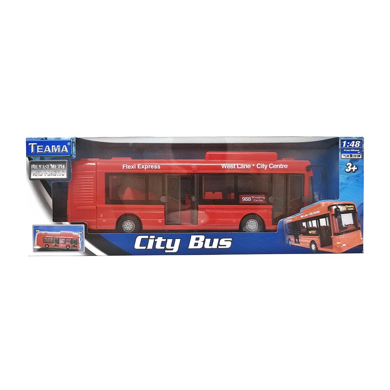 PLAYJOCS GT-6251 City Bus / Line Bus 30 cm Plastic