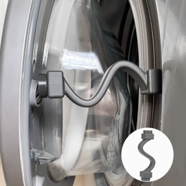 NICENICY Washer Door Prop, [Magnetic] Washer Door Prop to Keep Front Load Washer Door Open to Reduce Odor, 4 Inches Propped Open, Keep Door Ajar to Air and Prevent Damp, Grey