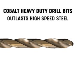 Drill America 5/16" Cobalt Drill Bit (Pack of 12), DWDCO Series