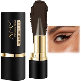 Lápiz Delineador de Ojos en Gel Negro, Delineador de Ojos en Crema a Prueba de Manchas, Lápiz Delineador de Ojos Negro Mate, Lápiz Delineador de Ojos en Barra, Delineador de Ojos Mate de Secado Rápido (02#)