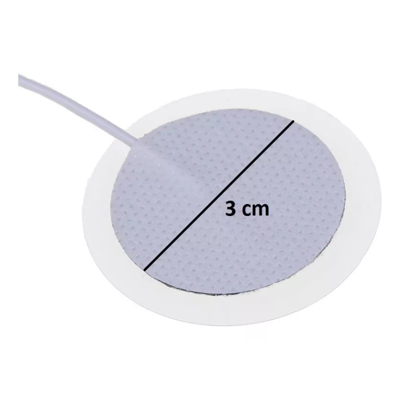 Physio Electrodos Circulares 3cm Fisioterapia Tens Ems 4 Pzas
