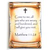Matthew 11:30 Bible Verse Fridge Magnet (2 x 3 inches)
