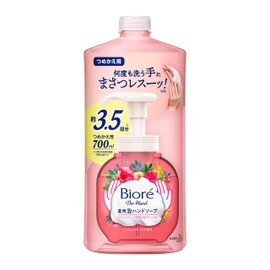 Biore The Hand Foaming Hand Soap, Chiffon Rose Scent, Refill, 23.7 fl oz (700 ml)