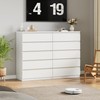 Jocoevol Modern White 5 Drawer Dresser for Bedroom, Simply Chest