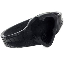 Pickbandz PRO Guitar Pick Holder Silicone Wristband in Black Raven - M to L fit - Designed to hold up to 7 Picks!
