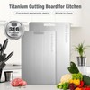 2026 New Stainless Steel Double Sided Chopping Board, Large Double-Sided