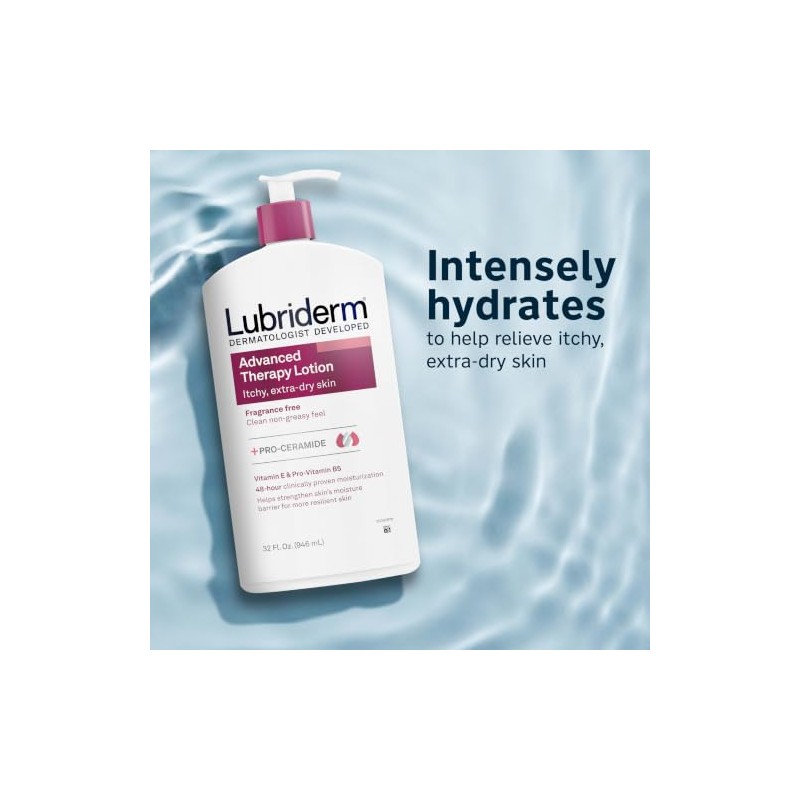 Lubriderm Advanced Therapy Fragrance Moisturizing Lotion with Vitamins E and