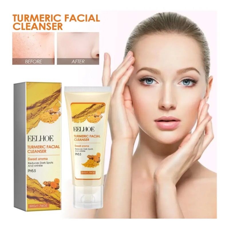 Limpiador Facial Con Cúrcuma Eelhoe Para Una Limpieza E Hidr