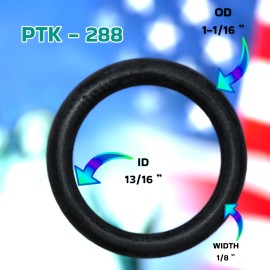 LIBERTY SEALS 805-0117SD  DE Filter Plug Air Bleed Valve O-ring (5-PACK) For Waterway™