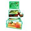 Stages Learning Real Picture Vegetables Wooden Cube Language Builder Preschool