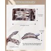 Mesovor Pack of 6 Flat Hair Clips for Women and