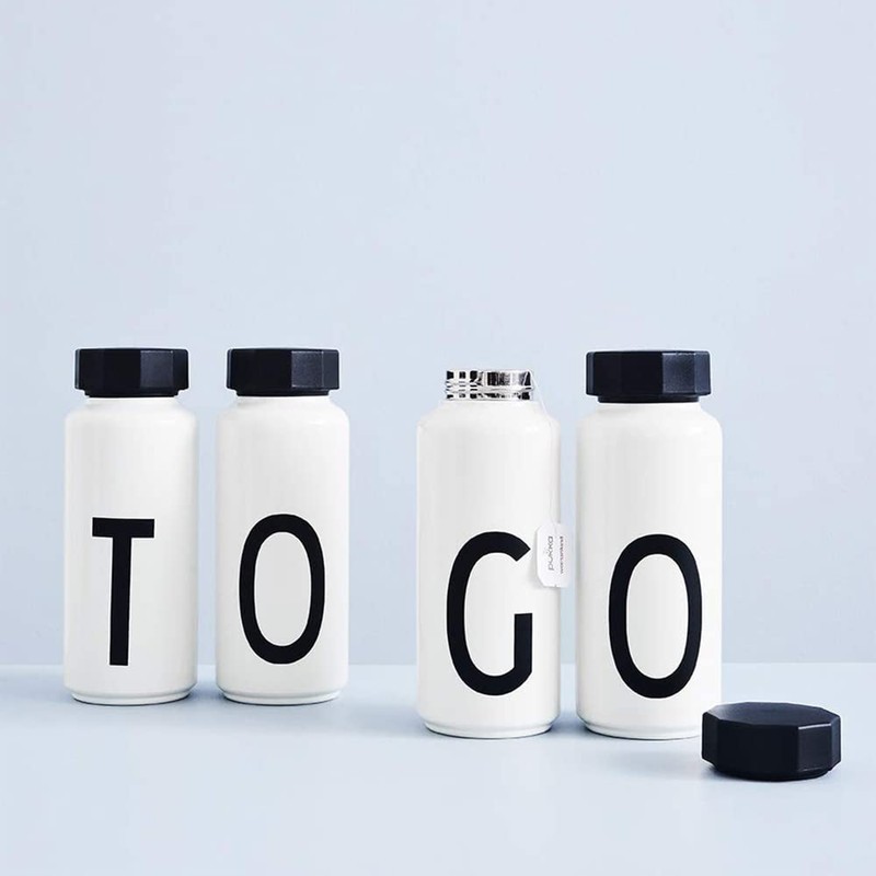 Design Letters Personal Thermo Flask/Insulated Hot Cold Drinks Bottle -