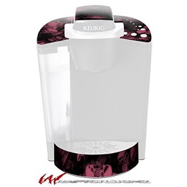 WraptorSkinz Decal Style Vinyl Skin compatible with Keurig K40 Elite Coffee Makers Skulls Confetti Pink (COFFEE MAKER NOT INCLUDED)