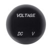 Waterproof Voltmeter, Mini Digital Display Voltage Meter DC 12V-24V Red