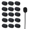 15 PCS Headset Microphone Covers Foam, Microphone Foam Cover, Microphone