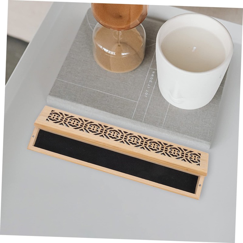 Bamboo String Incense Box - Elegant Incense Holder for Sticks