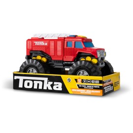 Tonka Mega Machines, Fire Truck, Kids Construction Gift Toys for Boys and Girls, Construction Vehicle Playset for Kids, Suitable for Kids Aged 3+, Basic Fun 06247