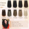 Curly Clip in Hair Extensions,4PCS 20 Inch 100％ Pure Protein