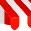 "Beistle 3D Awning Wall Decorations, 2-Count Red and White Striped