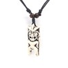 Scddboy Hawaiian Tiki Pendant Necklace for Men Women -Polynesian Tribal
