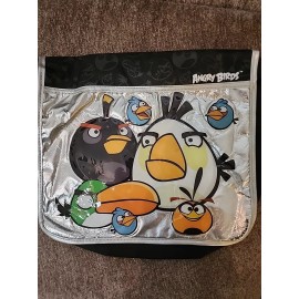 Animations Angry Birds Book Bag With Shoulder Strap. Approximately 14" X 13"