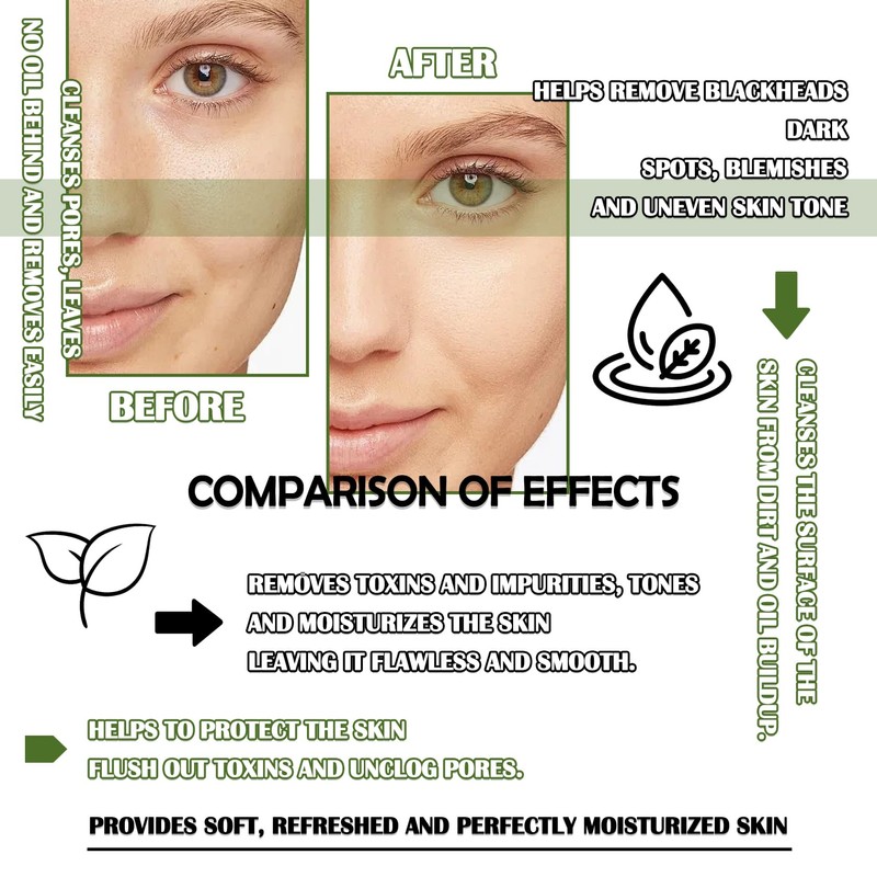 DWDiWen 2PGreen Tea Mud Mask