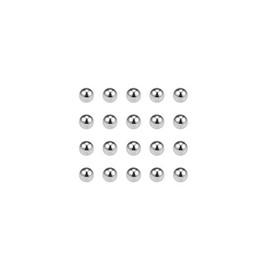 sourcing map 200 pieces precision balls 3/32 inch chrome steel solid G25 for bearing key ring wheel