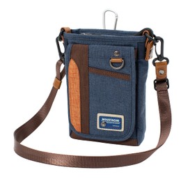 Mustache MDP-0655 2-Way Mini Shoulder Pouch, Scissor Bag, Crossbody, navy