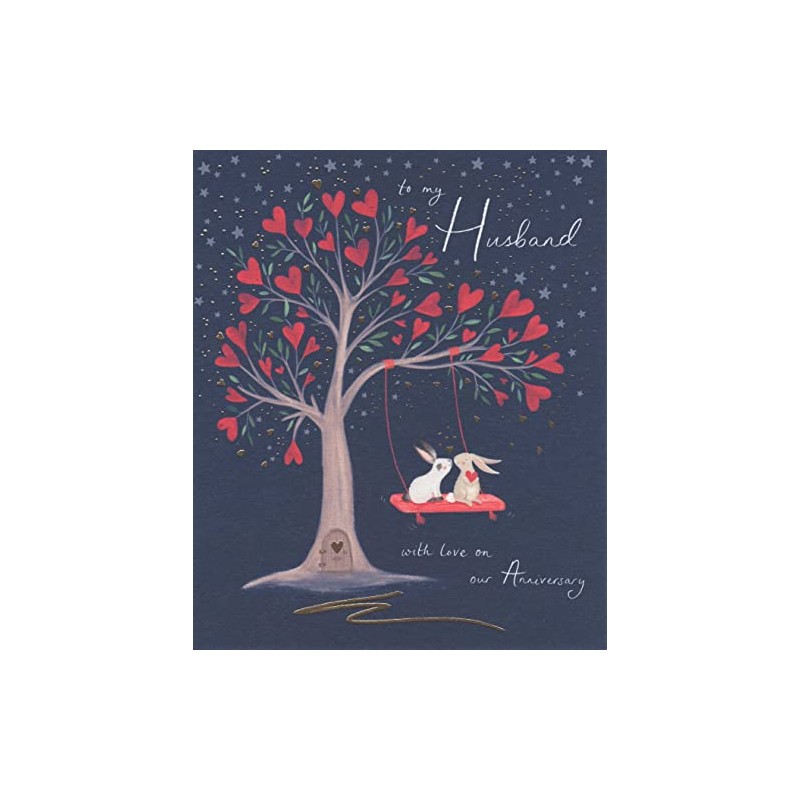Woodmansterne Husband Anniversary Card
