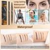 Magic Eyebrow Pencil, Microblading Eyebrow Pen, 2-in-1 Waterproof Eyebrow Pencil