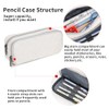 Della Gao Pencil Case 2 Compartments Large Capacity Pencil Pouch