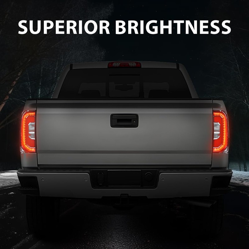 G-PLUS LED Tail Lights Fit GMC Acadia 2013-2016/Acadia Limited 2017