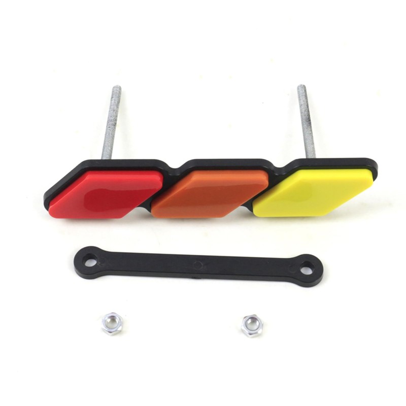 Grille Badge Emblem Replacement, Enrich Truck Style, ABS Material, Compatible