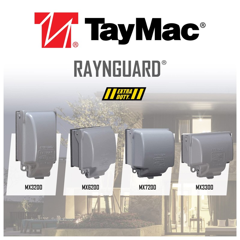 TayMac MX3300 RaynGuard Extra Duty Metal Weatherproof in-Use Cover, 1-Gang,