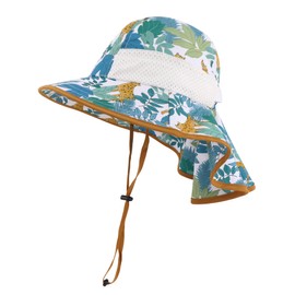 MA COWCF Baby Sun Hat with Neck Flap for Sun Protection Toddler Beach Hat UPF 50+ Outdoors 0-6 Years Boys Girls